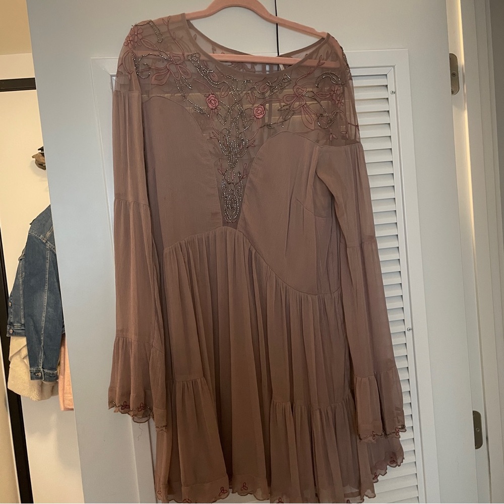 Free People Beaded Bohemian Dress